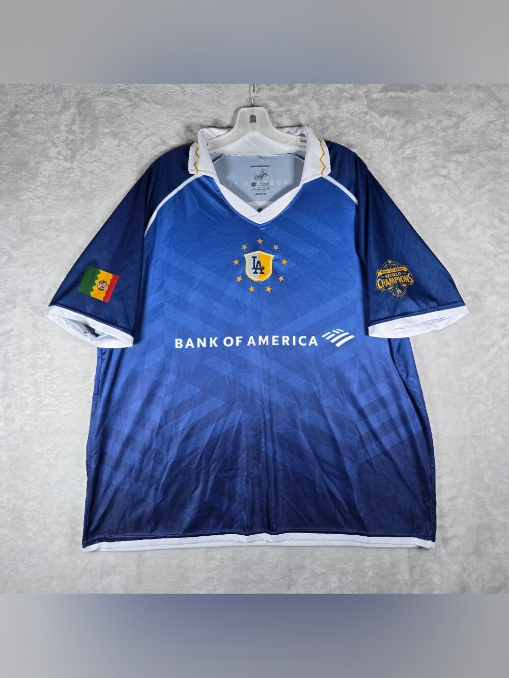 Dodgers Soccer Jersey 2026 SGA World Cup Mens Size XL Blue Collared 06/16/26